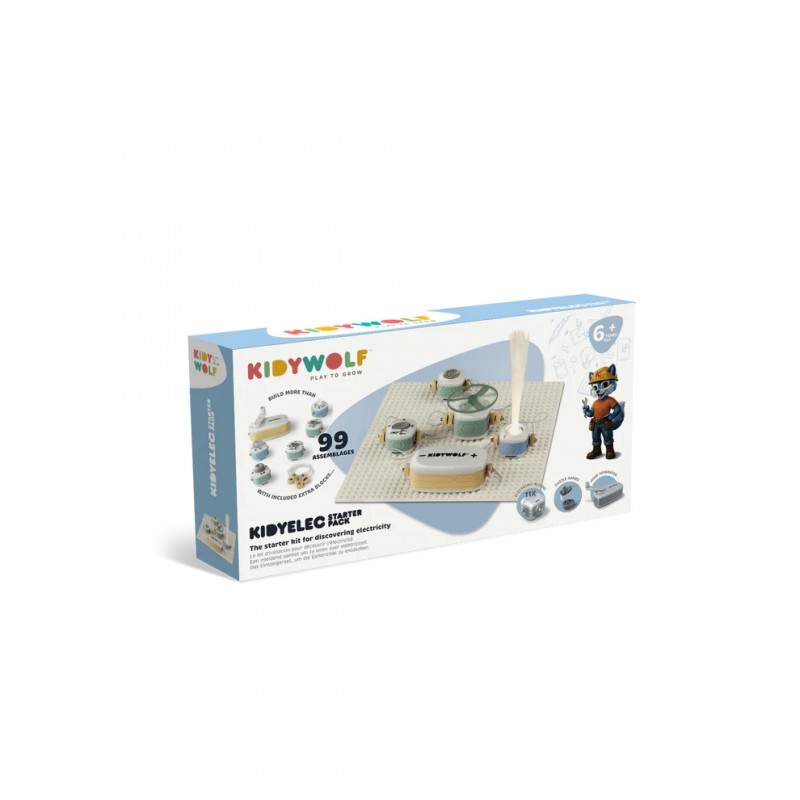 KIDYELEC STARTER - Mon premier kit d'électricité (11 pièces) KIDYELEC STARTER - Mon premier kit d'électricité (11 pièces)