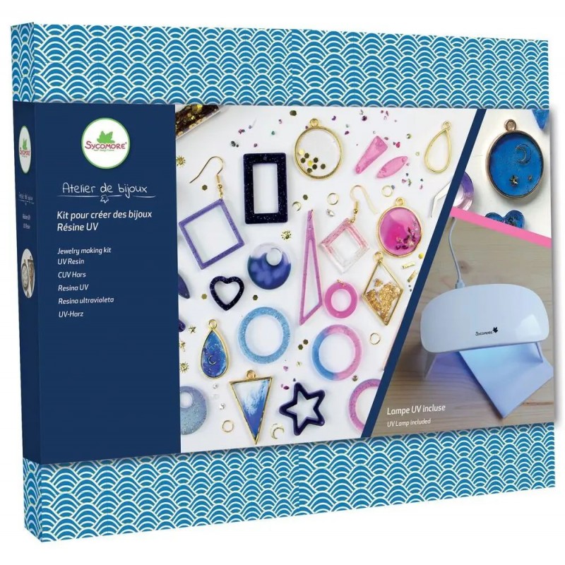 Atelier de bijoux - Kit pour créer des bijoux résine Atelier de bijoux - Kit pour créer des bijoux résine