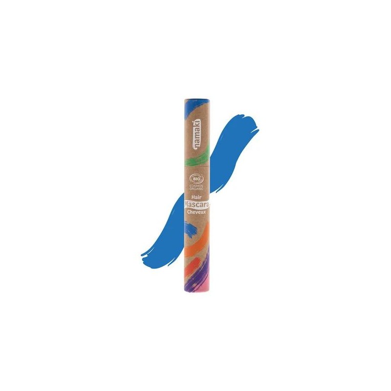 Mascara pour cheveux bleu