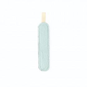 Lettre en tissu I bleu...