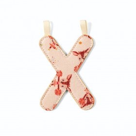 Lettre en tissu X...
