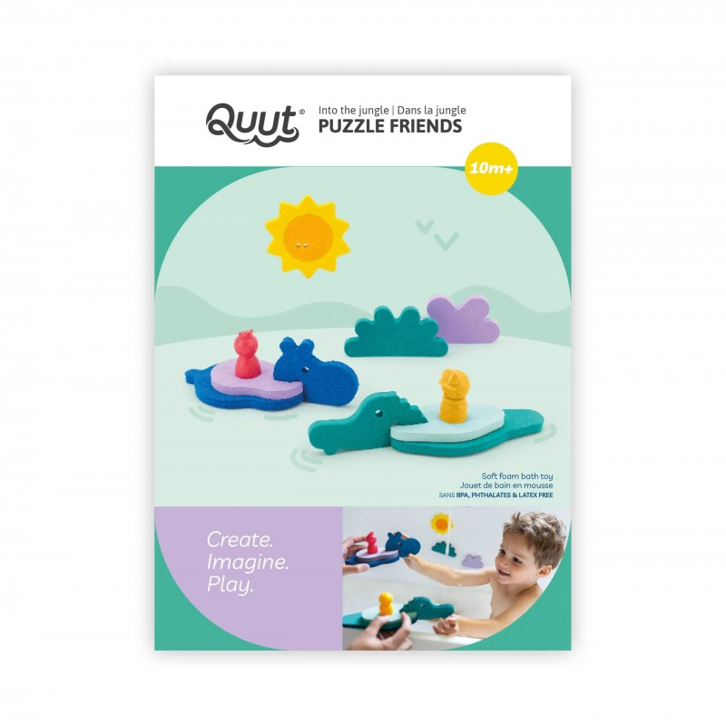 Puzzle friends pour le bain - Dans la jungle Puzzle friends pour le bain - Dans la jungle