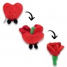 Flipetz - Coeur fleur rouge