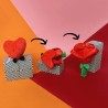 Flipetz - Coeur fleur rouge