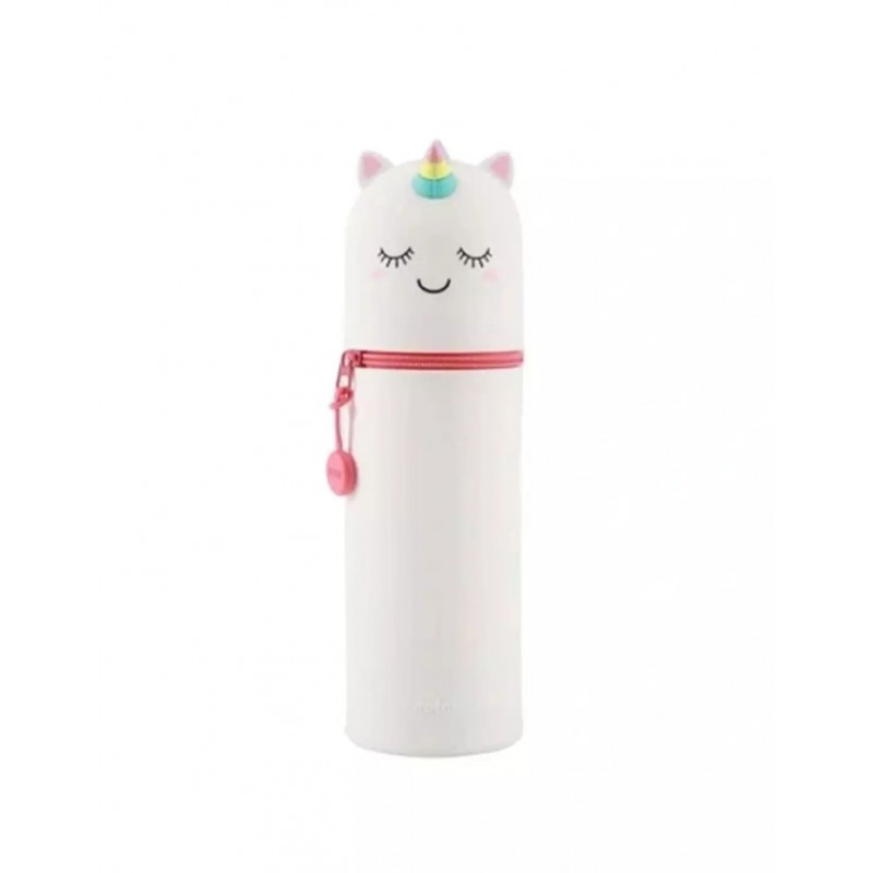Trousse en silicone 2 en 1- Licorne Trousse en silicone 2 en 1- Licorne