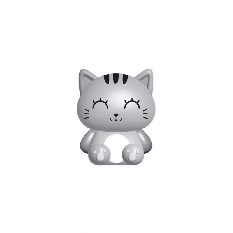Gomme puzzle 3D - Chat gris