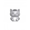 Gomme puzzle 3D - Chat gris