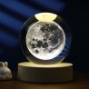 Lampe boule de verre médium - Lune