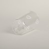 Verre à boire Cœurs blanc