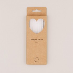 Set de 4 pailles en verre...