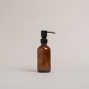 Distributeur de savon Coeur - Verre brun 250ml