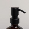 Distributeur de savon Coeur - Verre brun 250ml