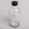 Distributeur de savon Coeur - Verre transparent 250ml