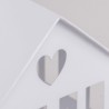Maison en métal blanc - Petite taille