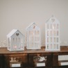 Maison en métal blanc - Petite taille