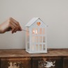 Maison en métal blanc - Taille moyenne