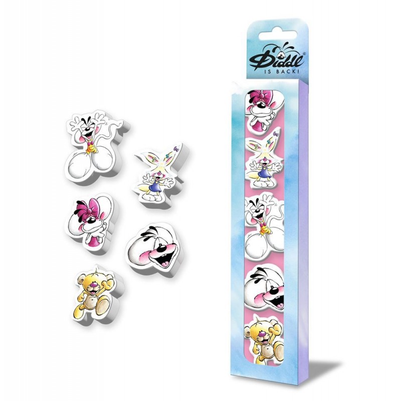 Set gommes 3D Diddl Set gommes 3D Diddl