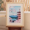 Coffret peinture au numéro - Petit Pinceau - Mont Fuji