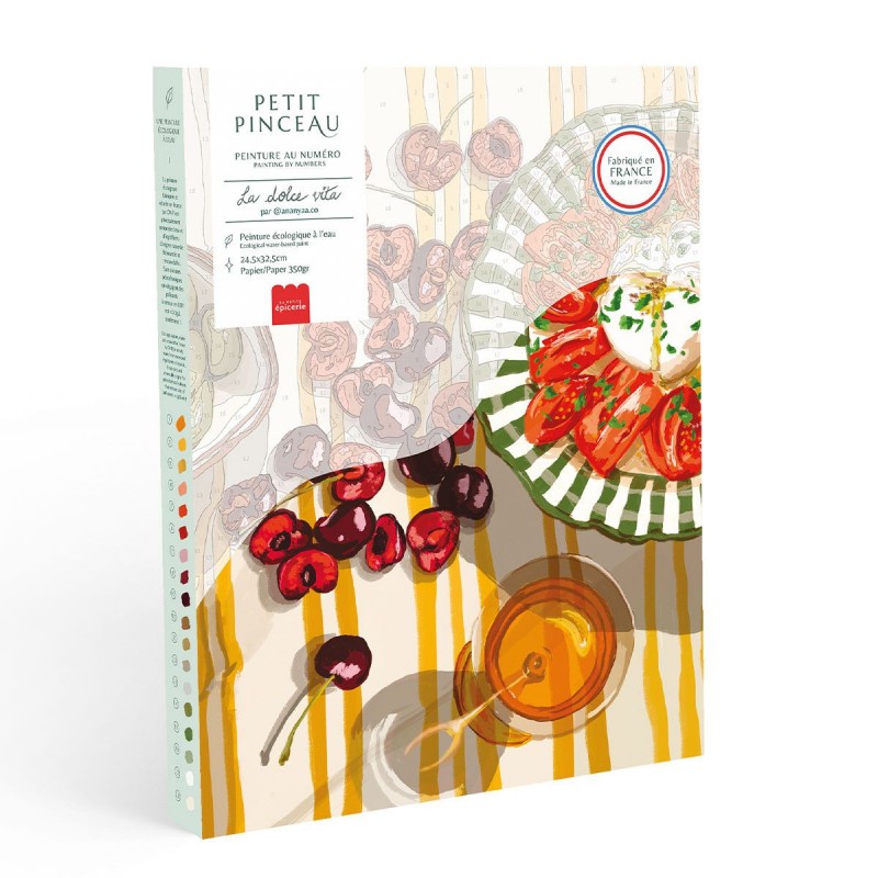Coffret peinture au numéro - Petit Pinceau - La dolce vita Coffret peinture au numéro - Petit Pinceau - La dolce vita