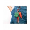 Kit DIY crochet - Bag charms - Lucky pepper