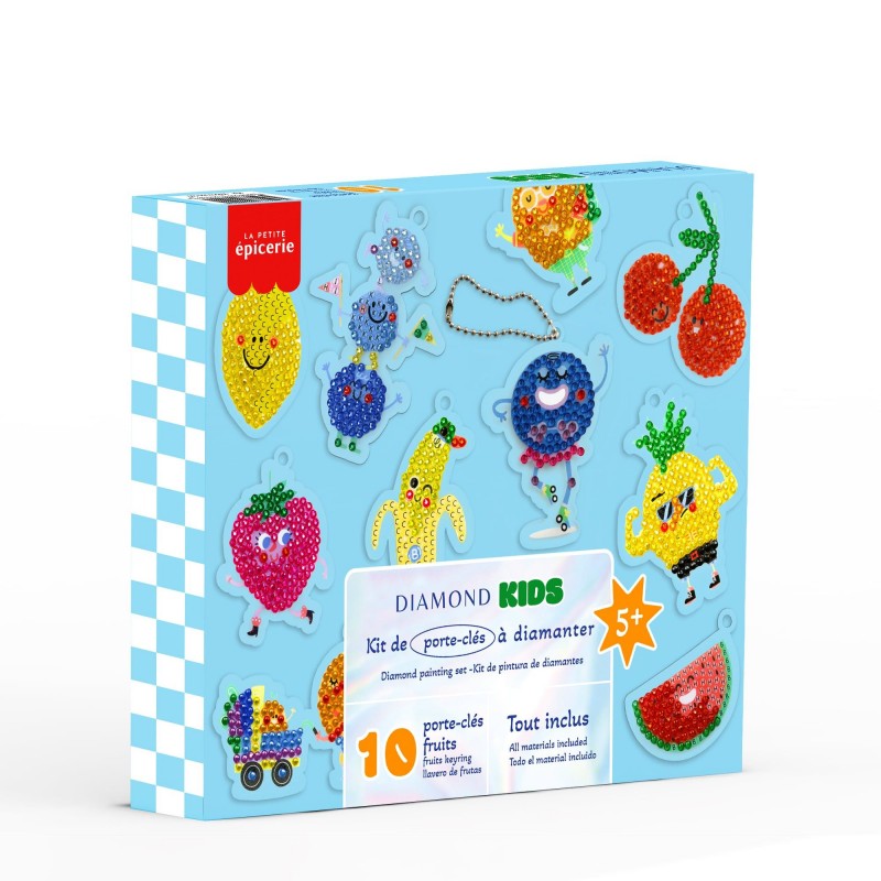 Diamond kids - Kit de porte-clé à diamanter Diamond kids - Kit de porte-clé à diamanter