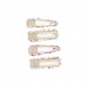 Set de 4 barrettes à paillettes multicolores