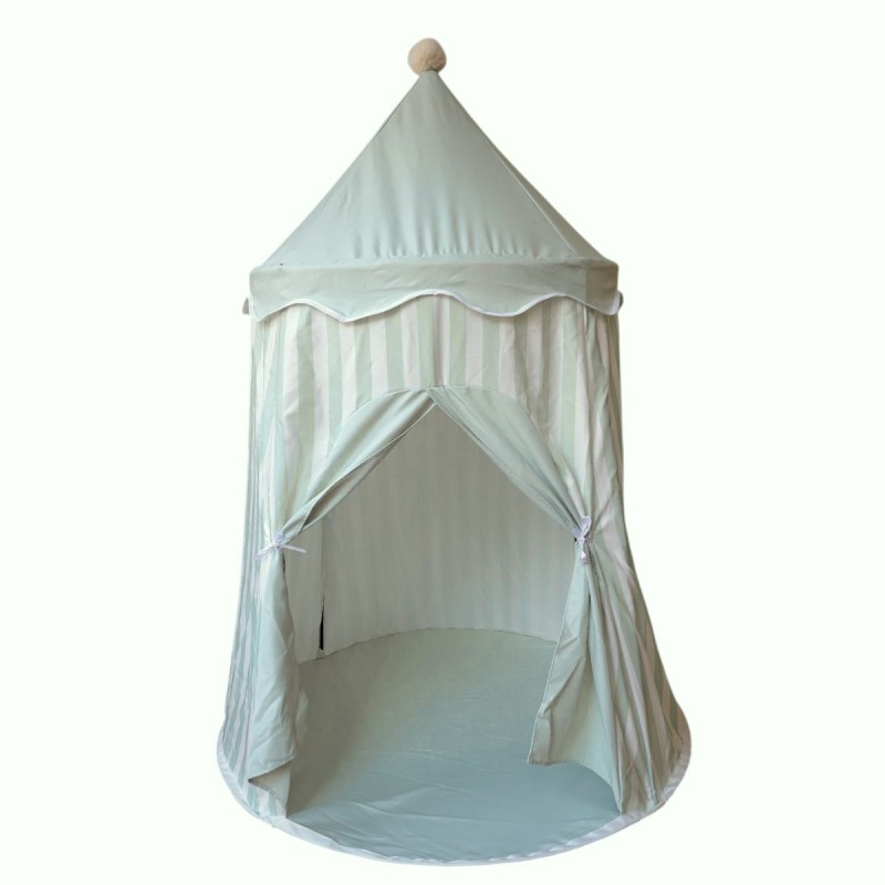 Tipi rayures vert d'eau Tipi rayures vert d'eau