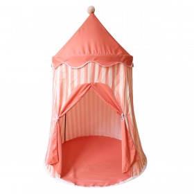 Tipi rayures corail