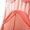 Tipi rayures corail