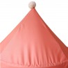 Tipi rayures corail