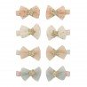 Set de 8 mini barrettes - Noeud tutu