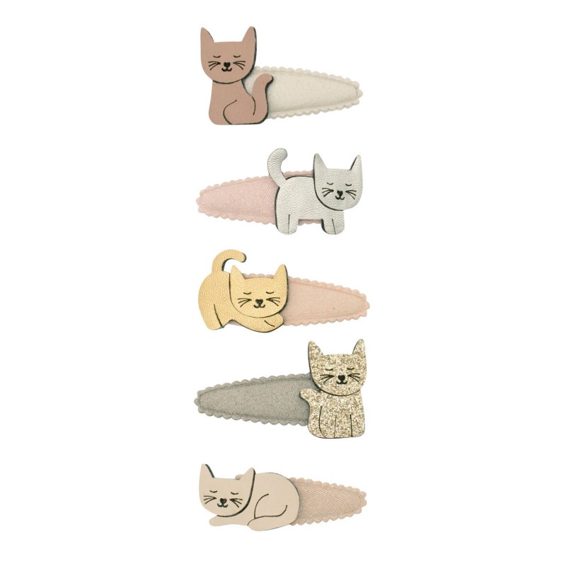 Set de 5 barrettes - Chat Set de 5 barrettes - Chat