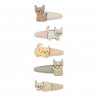 Set de 5 barrettes - Chat