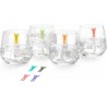 Set de 8 Marque-verres STICKY MEN