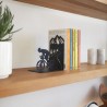 Serre-livres Cycliste noir