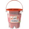 Seau de sable cinétique avec forme 500 gr - Rouge