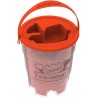 Seau de sable cinétique avec forme 500 gr - Rouge