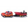 Land Rover Defender avec bateau
