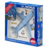 Avion de ligne avec accessoires
