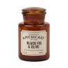 Bougie parfumée - Figue noire et olive