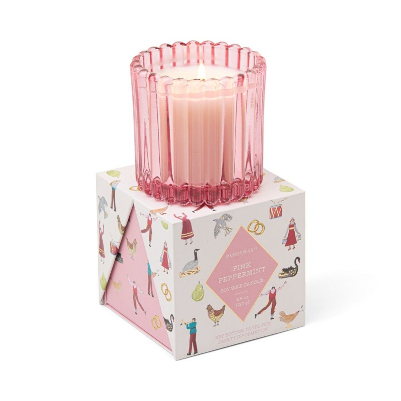 Bougie parfumée en verre - Menthe poivre rose