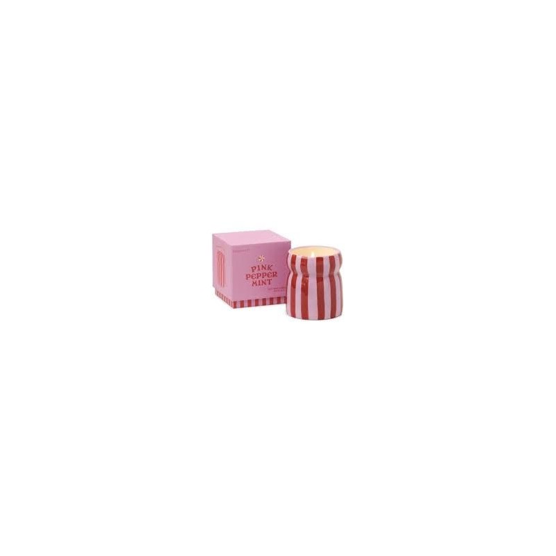Bougie parfumée en céramique - Menthe poivre rose Bougie parfumée en céramique - Menthe poivre rose