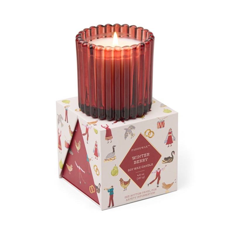 Bougie parfumée en verre - Baies d'hiver Bougie parfumée en verre - Baies d'hiver