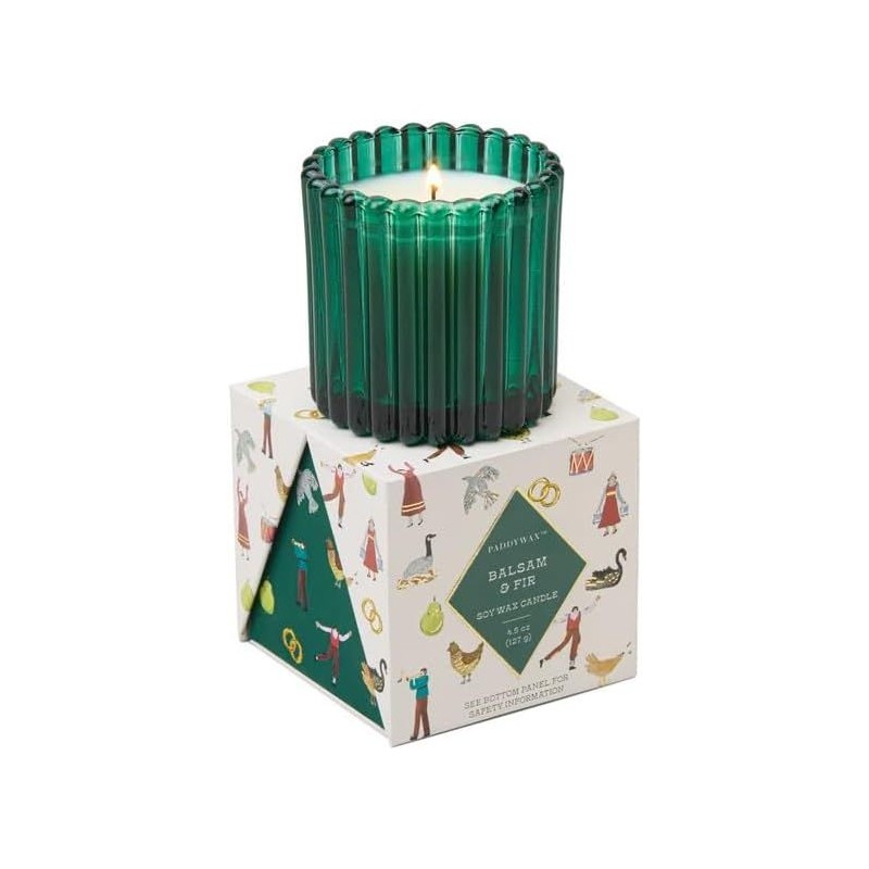 Bougie parfumée en verre - Sapin baumier Bougie parfumée en verre - Sapin baumier