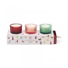 Lot de 3 bougie parfumée en...