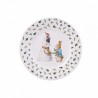 Assiette à dessert Pierre Lapin - Bonhomme de neige Assiette à dessert Pierre Lapin - Bonhomme de neige