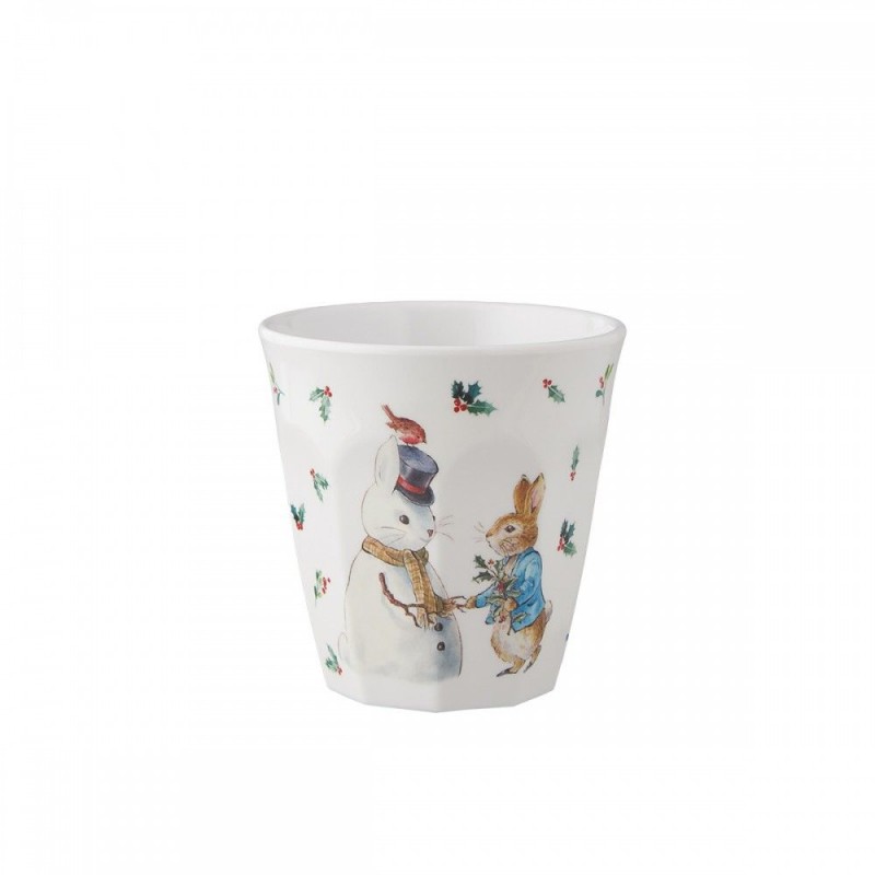 Gobelet Pierre lapin - Bonhomme de neige Gobelet Pierre lapin - Bonhomme de neige