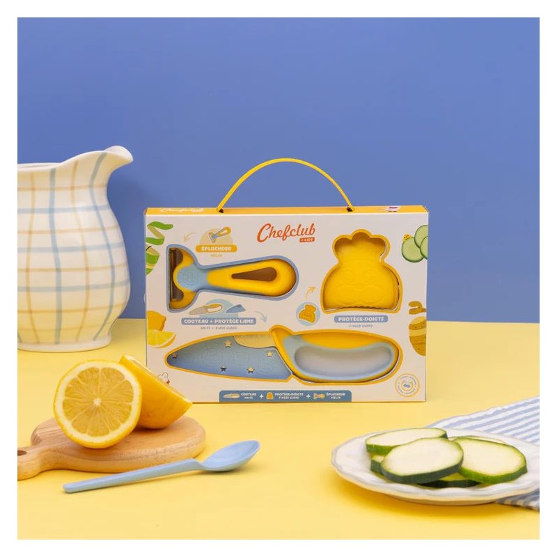 Coffret découpe - Couteau et éplucheur Coffret découpe - Couteau et éplucheur
