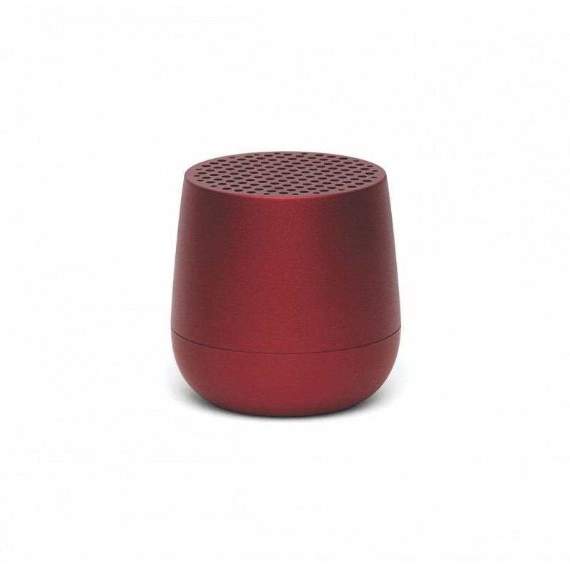 Enceinte Mino rechargeable - Rouge foncé métallisé Enceinte Mino rechargeable - Rouge foncé métallisé