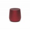 Enceinte Mino rechargeable - Rouge foncé métallisé Enceinte Mino rechargeable - Rouge foncé métallisé